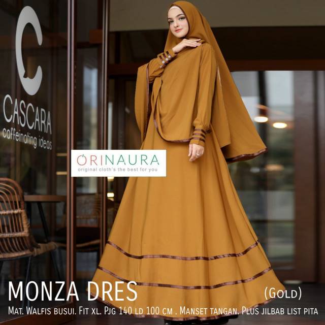 MONZA SYARI ORI BERLABEL ORI NAURA | SYARI MURAH | SYARI ORI NAURA | GROSIR SOLO | GROSIR MURAH SOLO