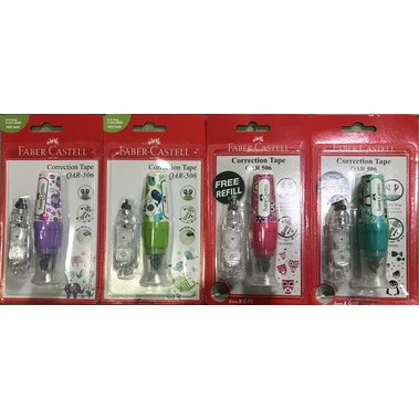 

Correction Tape Faber Castell QAR-506 Fancy + 1 Refill