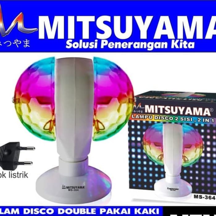 Lampu Disco Disko 2 Sisi Lampu Hias Lampu Pesta Dugem Karaoke MS-364