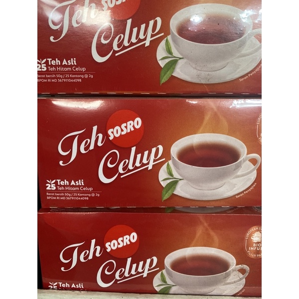 

Teh Hitam Celup Sosro