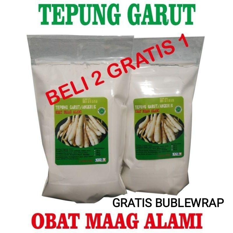 PROMO TEPUNG PATI GARUT/TEPUNG IRUT ASLI / PATI ASAM LAMBUNG/ANGKRIK /ARROWROOT