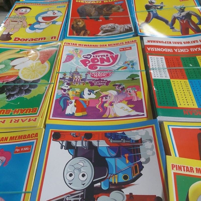 

buku mewarnai untuk anak tk dan paud 10rb 3pcs/ buku anak murah/ buku mewarnai dan edukasi anak