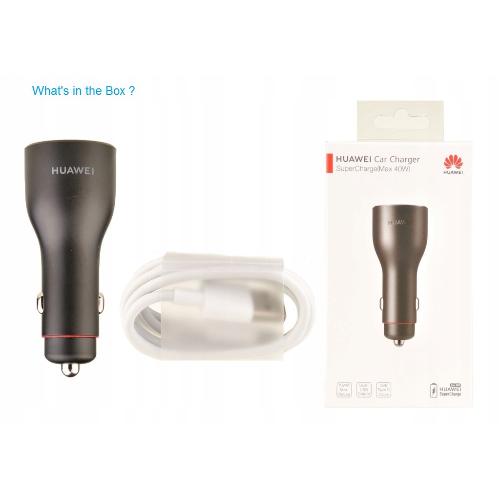 HUAWEI CP37 SuperCharge Car Charger Max 40W Original