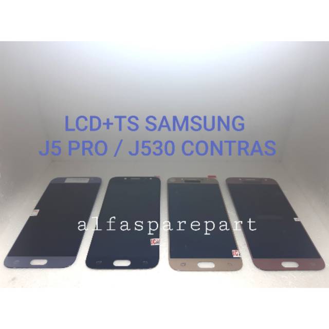 LCD + TS FULLSET SAMSUNG J5 PRO / J530 CONTRAS Gold/Hitam/Blue