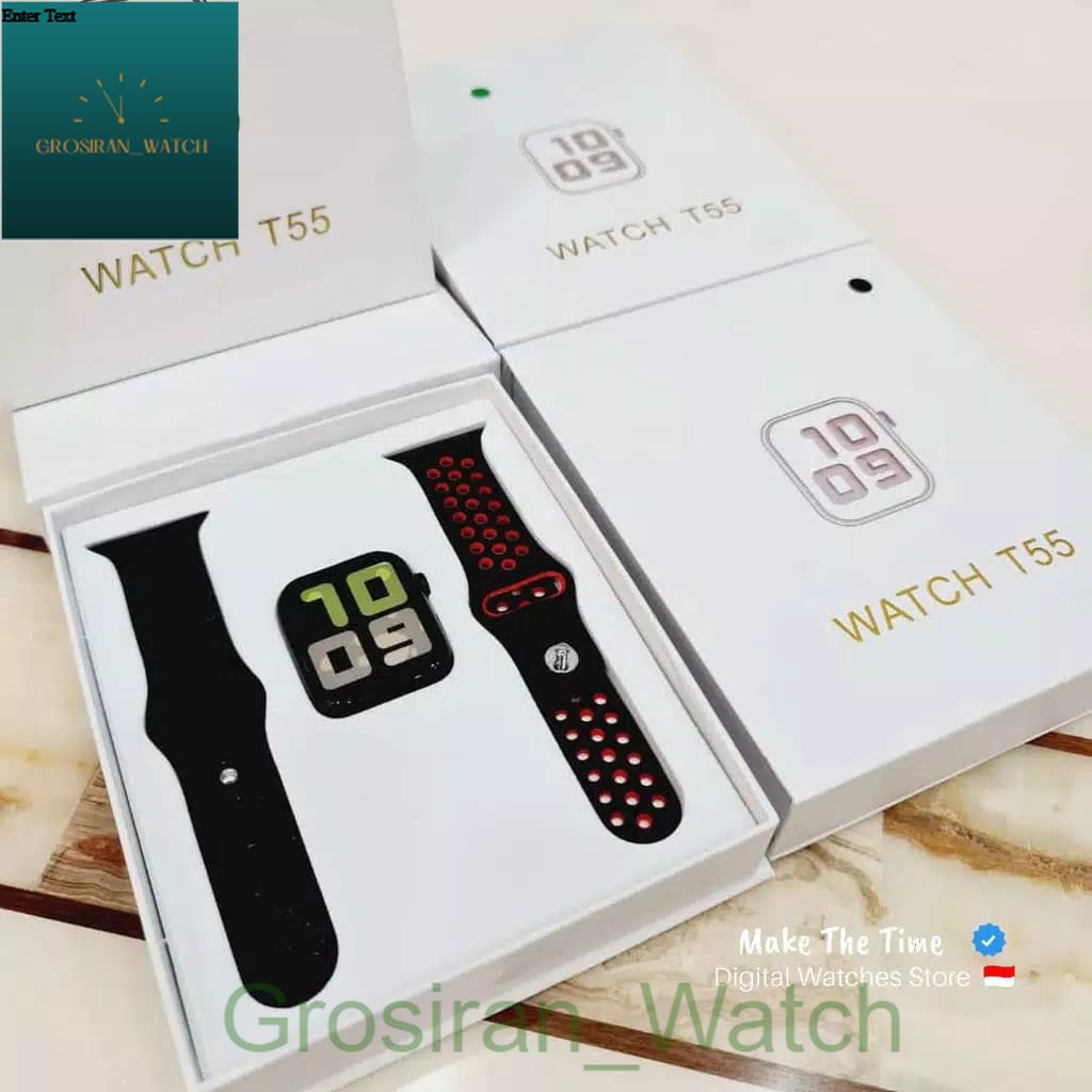 Smartwatch Bluetooth Call Layar Sentuh Jam Olahraga Type T-55 [G_W]