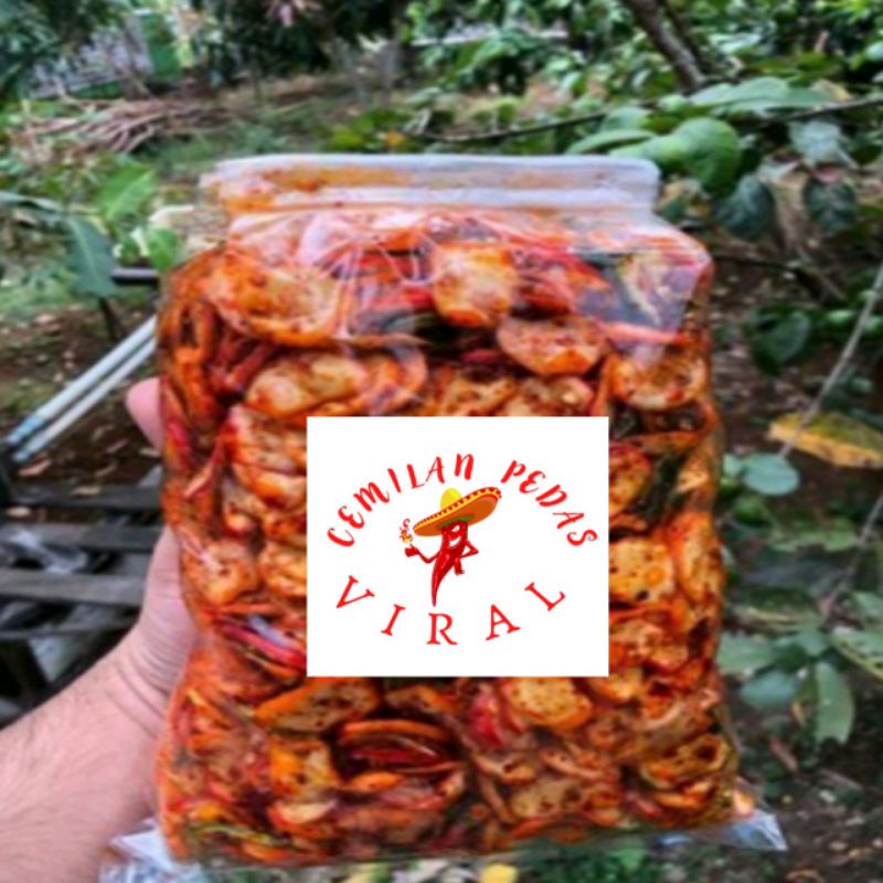 

kerupuk bawang pedas isi 500gram