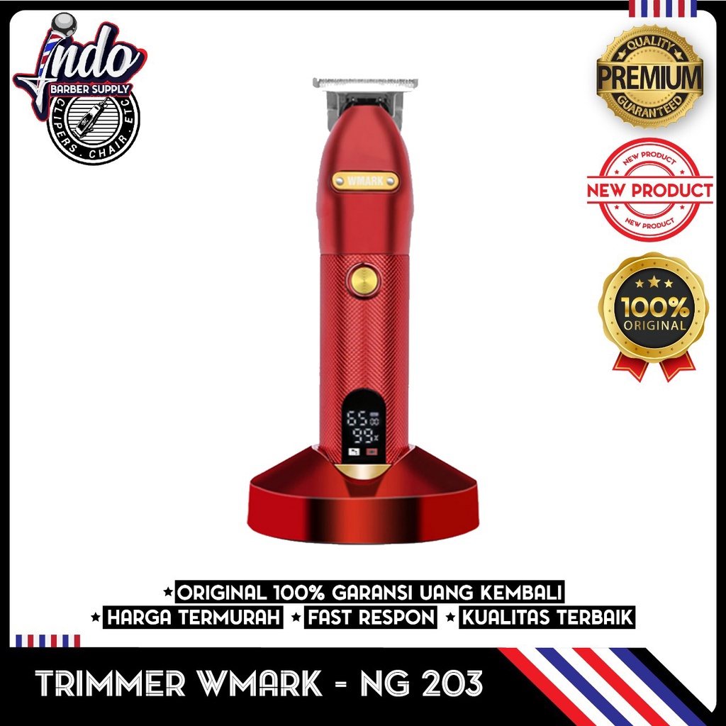 WMARK TRIMMER 203 FULLMETAL / ALAT TUKANG CUKUR RAMBUT JENGGOT PREMIUM