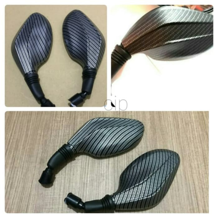 Spion Sepion Karbon Click Carbon Thailand Universal Honda Yamaha Semua Aksesoris Variasi Motor