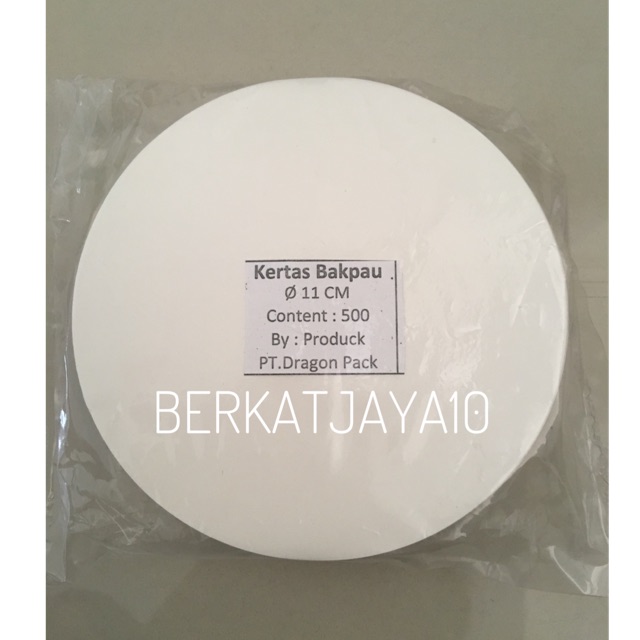 Kertas Bakpau Alas Bakpao diameter 11cm isi 500 lembar