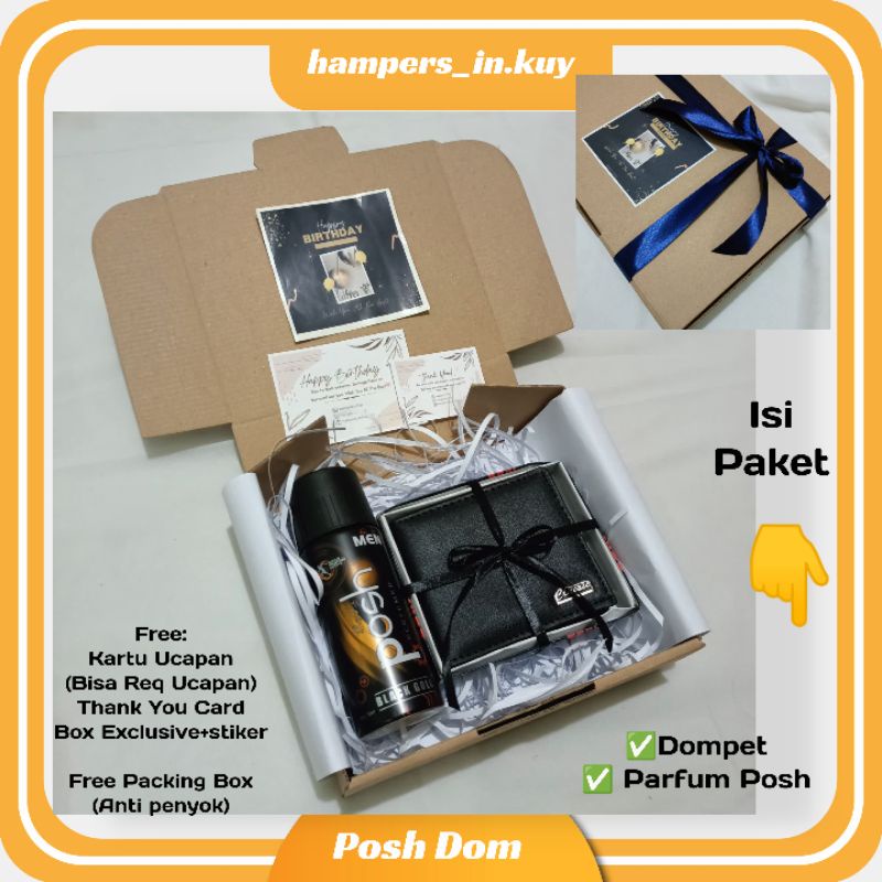 Hampers_in.kuy | Giftbox Hampers Kado Cowok Ulang Tahun atau Wisuda