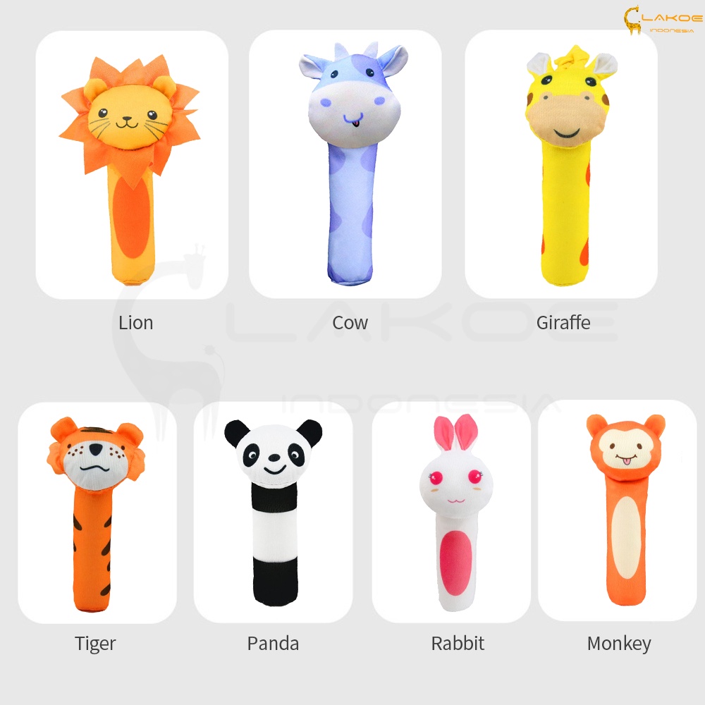 LAKOE Mainan Tangan Bayi Bunyi Baby Hand Rattle Toy Stick