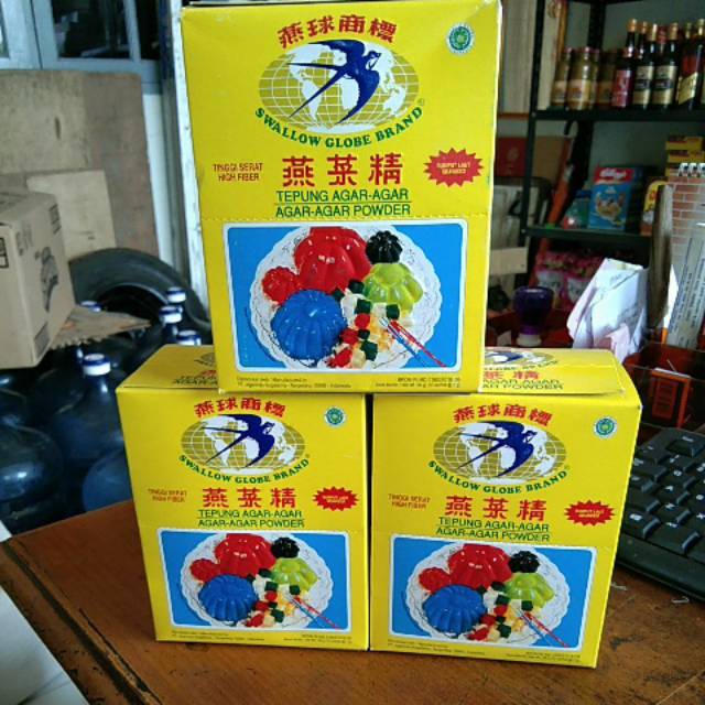 

Agar agar putih swallow globe brand