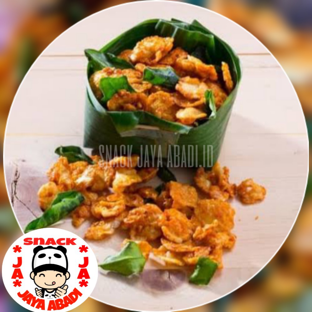 

Emping Thailand Pedas Manis / Emping Daun Jeruk Manis Pedes 500 Gram