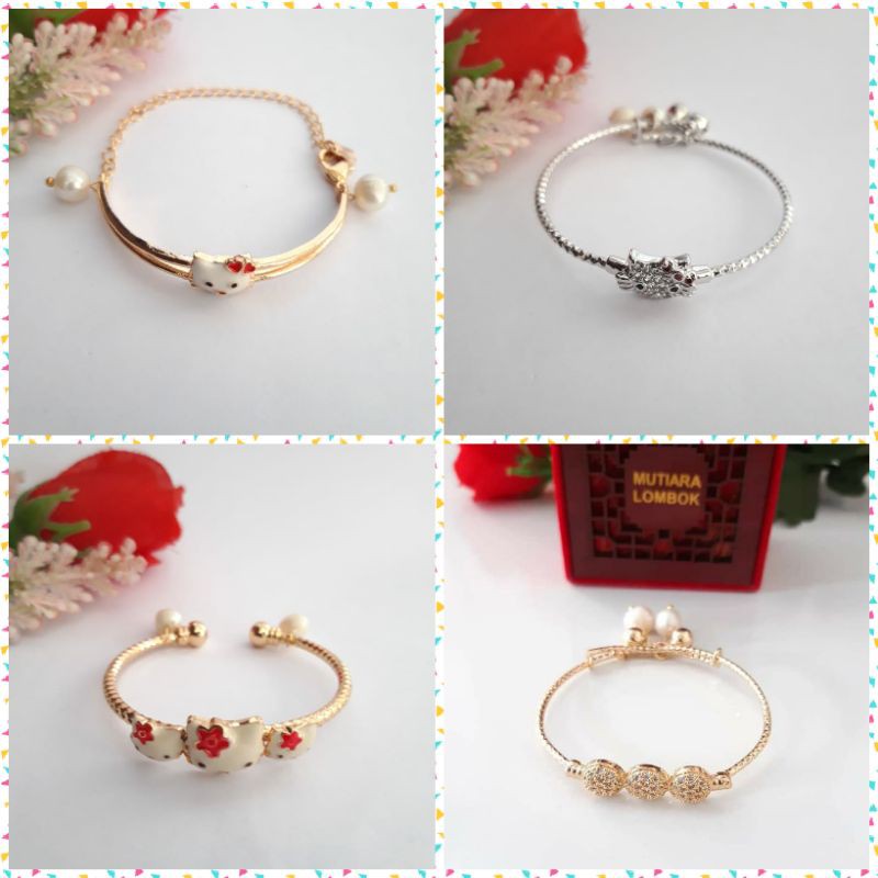 MUTIARA LOMBOK GELANG MUTIARA AIR TAWAR GELANG ANAK