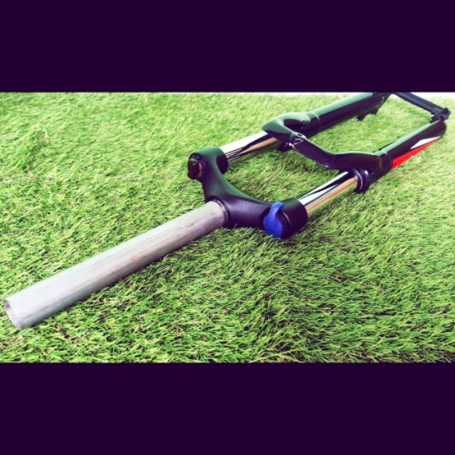 Fork murah lock n preload MTB 26 inch Wimcycle disc brake only