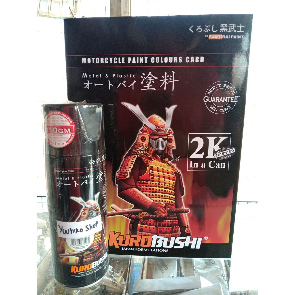 Pilok Samurai Cat Samurai Paint h138 red R4l Cat Semprot merah candy