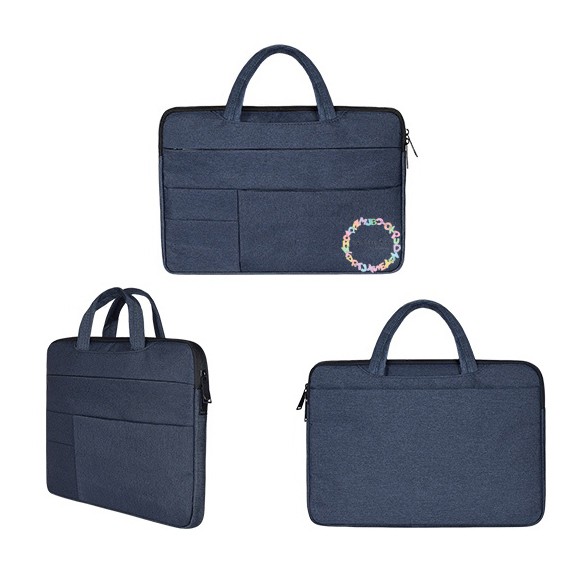 TAS LAPTOP SLEEVE CASE CANVAS SLEEVE ACER HP DELL ASUS LENOVO NEW AIR PRO TOUCHBAR CASE BAG 11 13 14 15-CANVAS NAVY