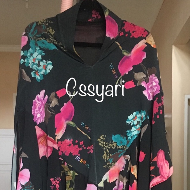 Khimar sonya print sale sisesa