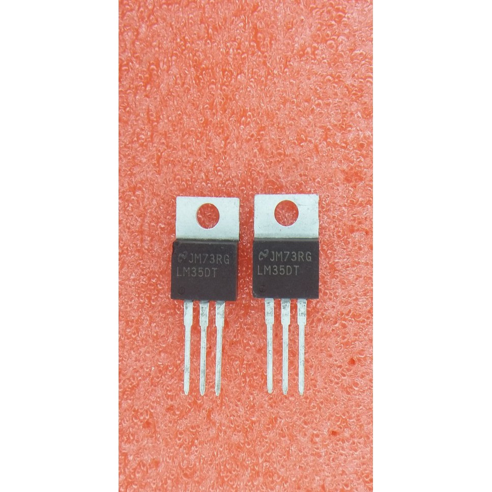 2 Stück LM35DT Temperatursensoren – TO-220 Gehäuse, Präzise Messung