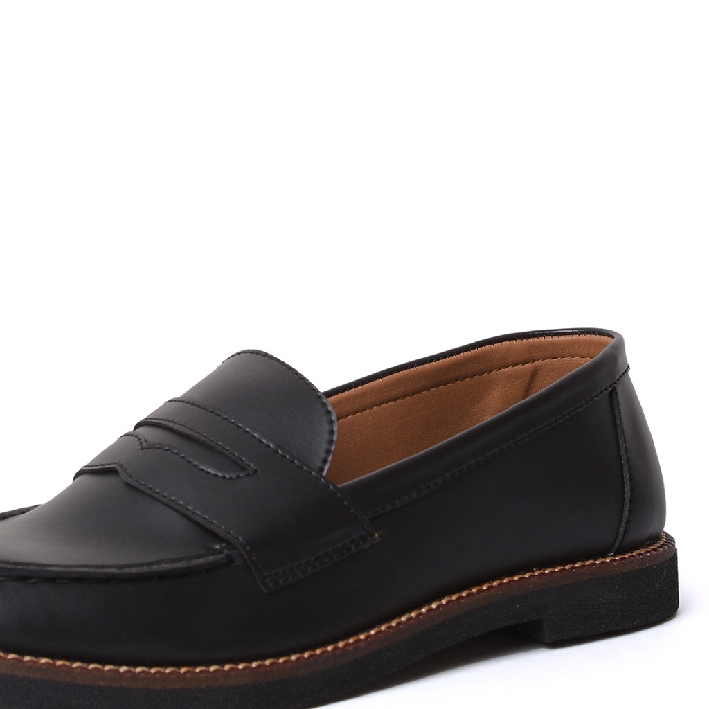 Sepatu Loafers Pria Casual Formal Kulit Original Loafer Slip On Pira Cowok Kasual Kerja Kuliah Kantor - Wirken Loafer