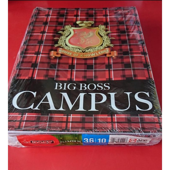 Buku Tulis BMC CAMPUS | BMB | BIG BOSS | TIARA 36 LEMBAR | 1 PAK ISI 10 BUKU