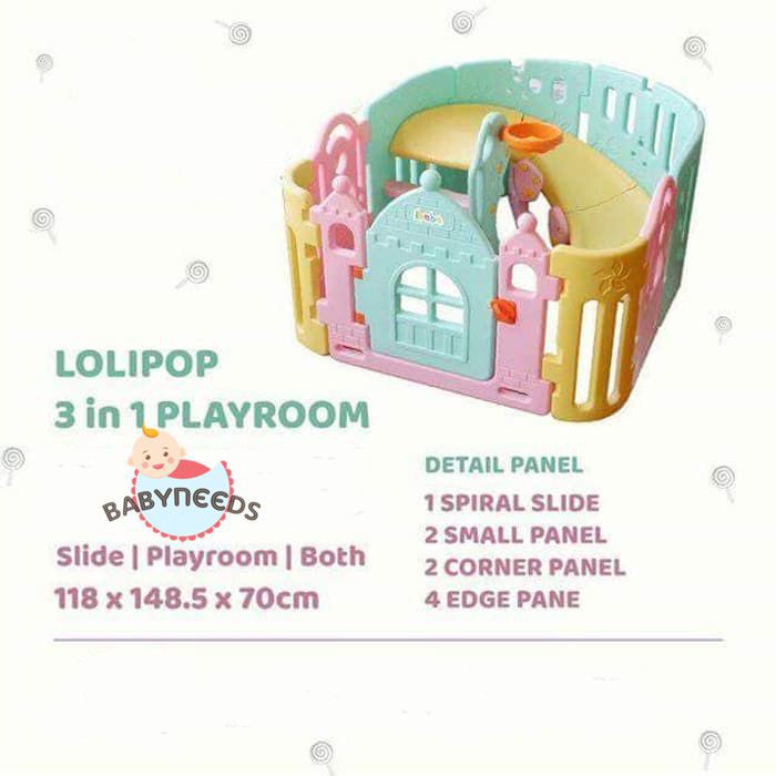 PROMO IBebe Lolipop Playfence Playroom