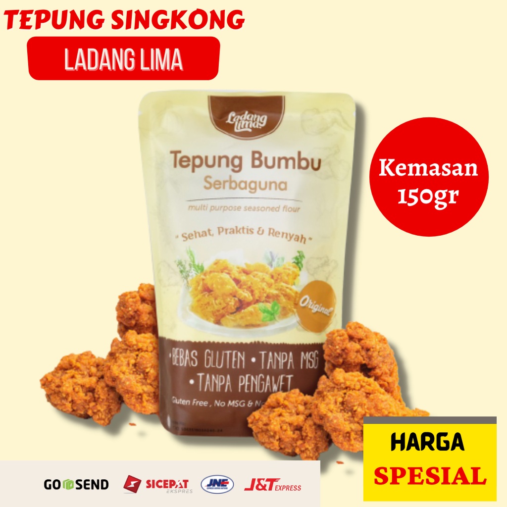 

Tepung Ladang lima serbaguna original 150gr / Gluten Free
