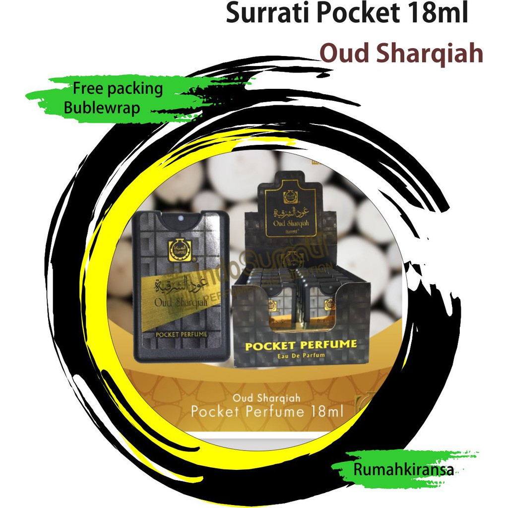 Surrati OUD SHARQIAH - Pocket Perfum Original By Surrati | Pocket Spray | Surrati Perfume