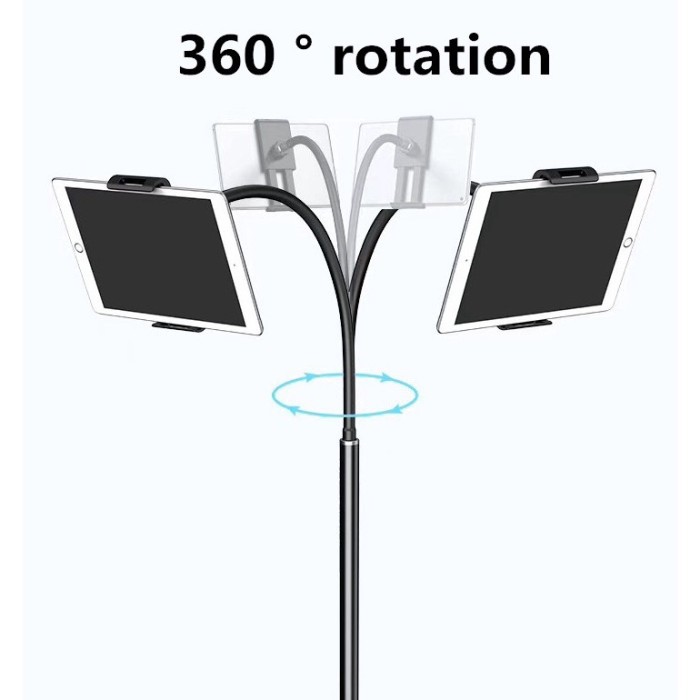 Lazypod Lantai 1.75M Phone Holder Stand Hp Holder Hp for Phone Tablet