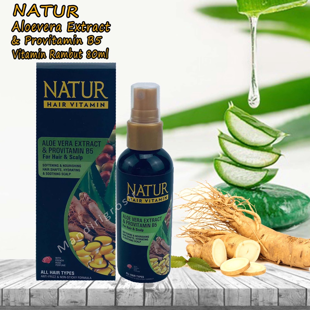 Natur* hair Vitamin * Aloe Vera Vit B5 * 80 Ml