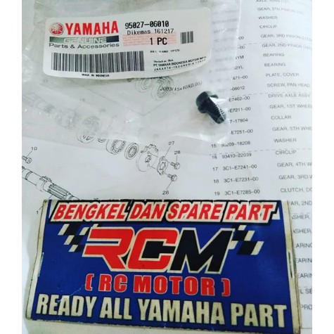 Baut Gear Gir Depan Jupiter Mx Old Lama New 135 Mx King Yzf R15 Vixion Old Nva Nvl Ori 95027-06010 T