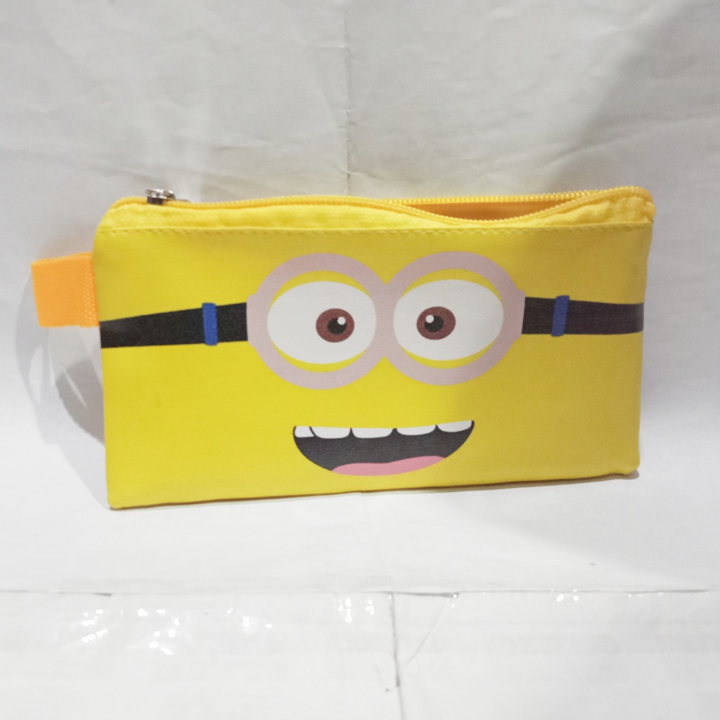 dompet minion lucu despicable me minions untuk uang kertas & koin kantong unik murah model reselting