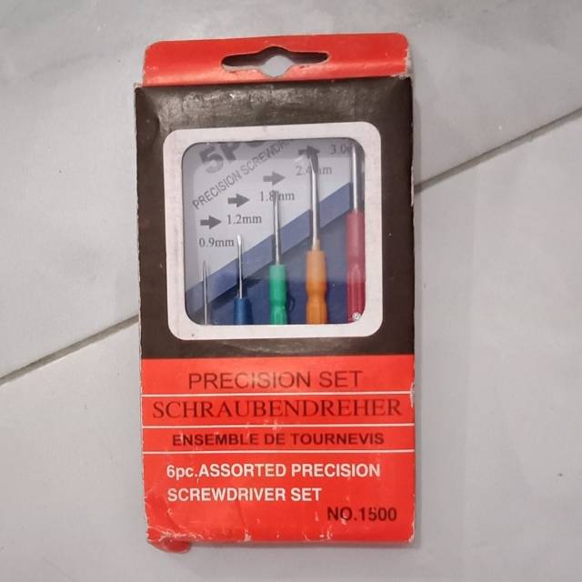 Obeng Set reparasi jam tangan 5 in 1