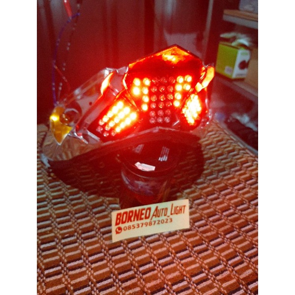 Jual STOPLAMP LAMPU STOP VARIO 125/150 LED OLD 12 MODE RUNNING OTOMATIS