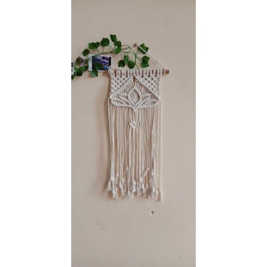 READY STOK) macrame Hiasan dinding teratai / macrame wall hanging (HD 068)