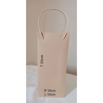 

Paperbag Polos 10x10x25cm