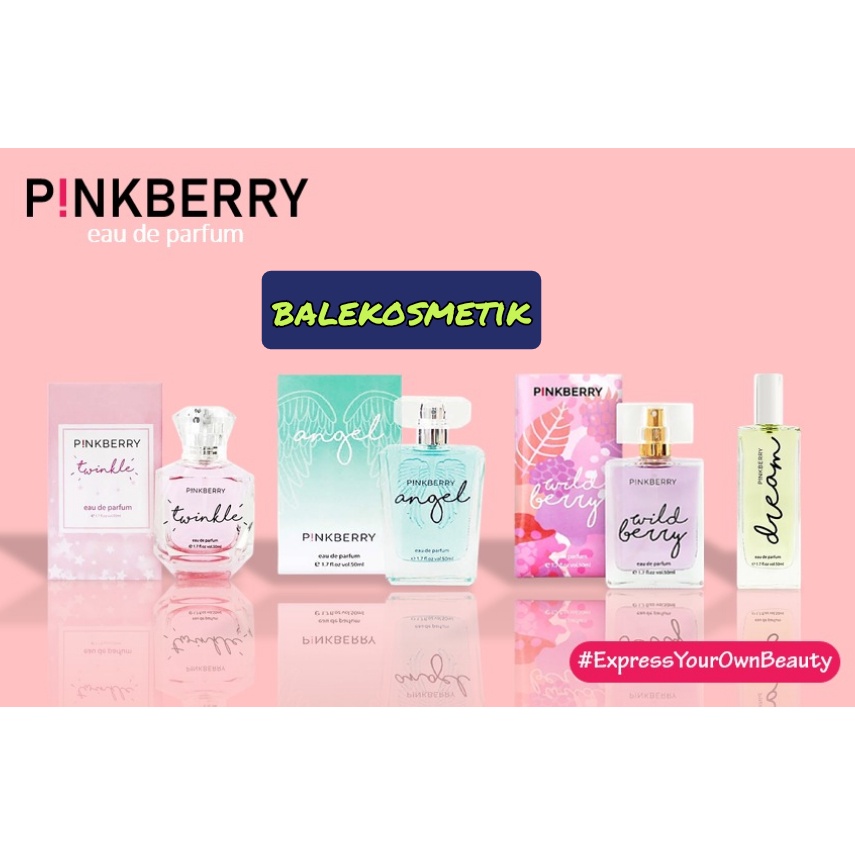 [Balekosmetik96] Pink Berry EDP Wild Berry / Dream / Angel / Twinkle 50ml ORIGINAL Pinkberry / Parfu