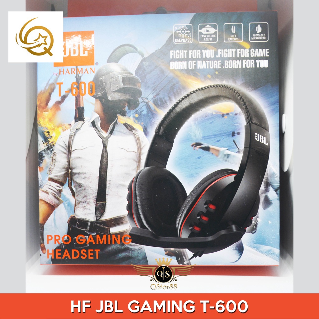 HEADPHONE / HEADSET GAMING JBL T-600 HEADSET GAMING JBL T600 HANDSFREE EARPHONE JBL GAMING T-600