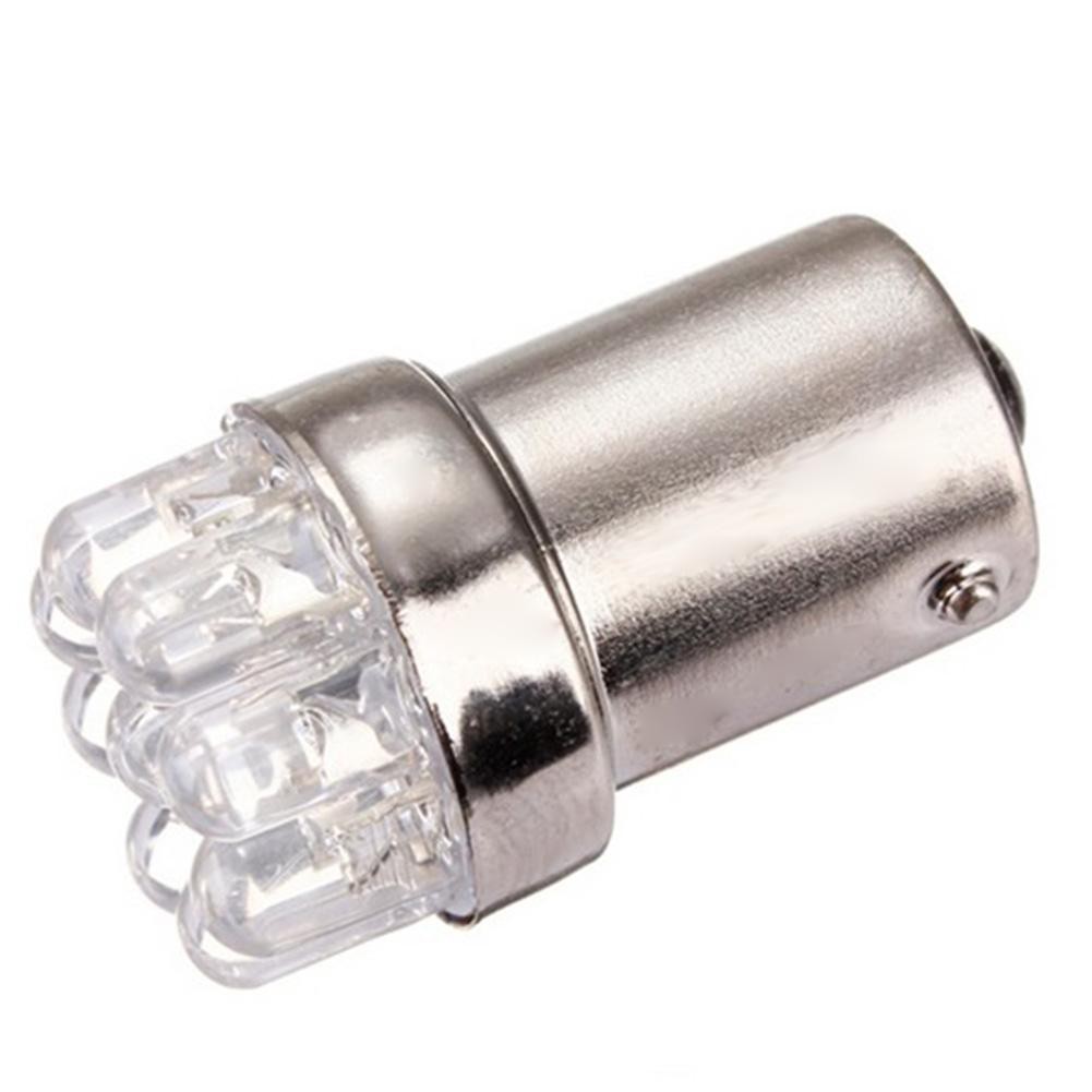 MOJITO 2pcs DC 12V BA15S 1156 9 LED Car Tail Brake Light Turn Signal Lamp Bulbs