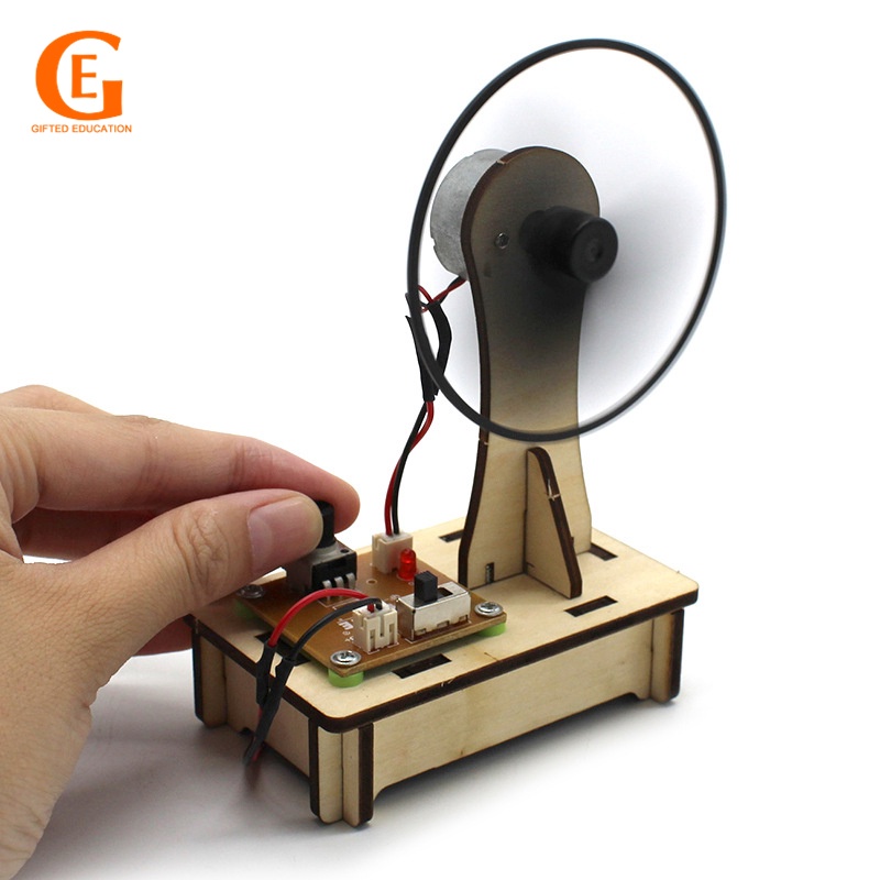 Gifted EDUCATION Adjustable Speed Fan Kipas Angin DIY Sekolah Proyek Sains Edukasi Merakit Mainan Bahan Eksperimen