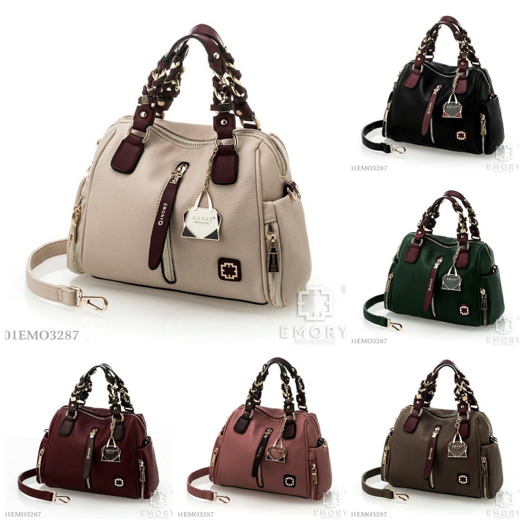 3287 TAS ORIGINAL EMORY NORIELA | TAS IMPORT BATAM DAN BANDUNG | TOP HANDLE TAS MEREK EMORY ASLI