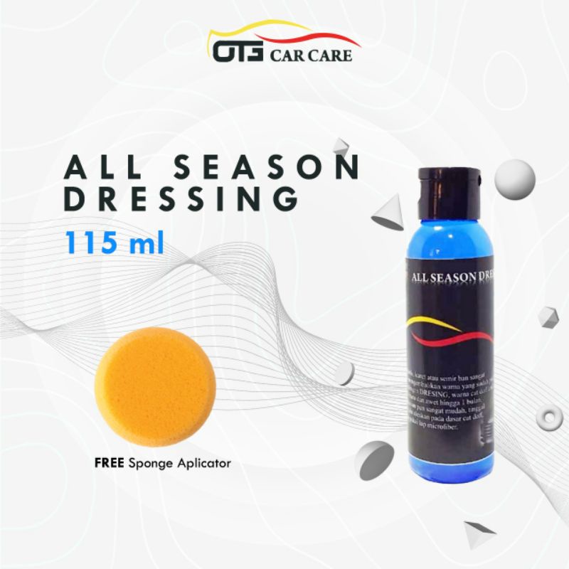 ALL SEASON DRESSING / perawatan cat doff / trim / plastic / karet 115ml