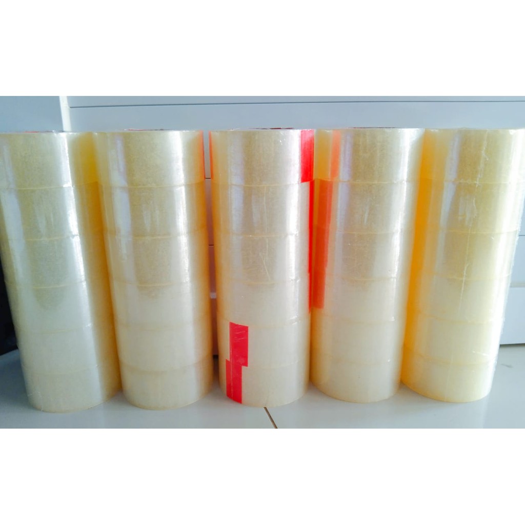 

Lakban Satuan / Roll Hoki Tape /SAMARU TAPE/NAWA TAPE UK 48 mm x 110 yard Satuan Terlaris Dan Berkualitas