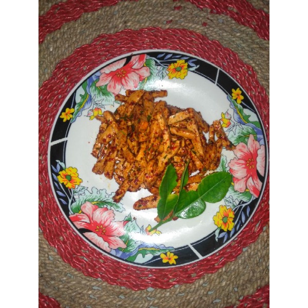 

Basreng /baso goreng pedas manis daun jeruk 100gram