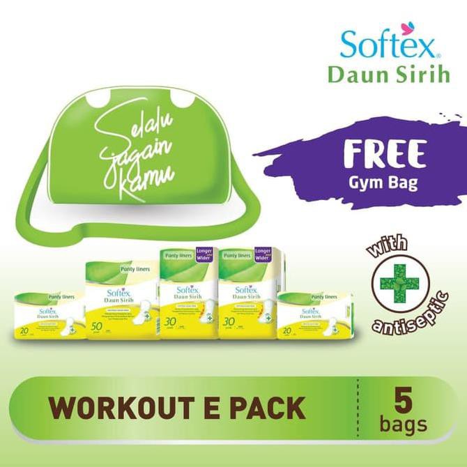 

Softex Daun Sirih Pantyliner Workout Package