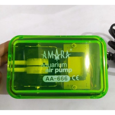 AMARA AIRATOR AERATOR AIR PUMP AA 666 POMPA UDARA 2 LUBANG DAN AMARA  AIR PUMP AA 333 POMPA UDARA 1 LUBANG