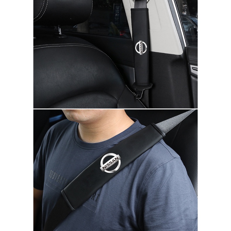 G-club Cover Sabuk Pengaman Mobil Universal Bahan Kulit Untuk NIssan sentra Livina Tiida