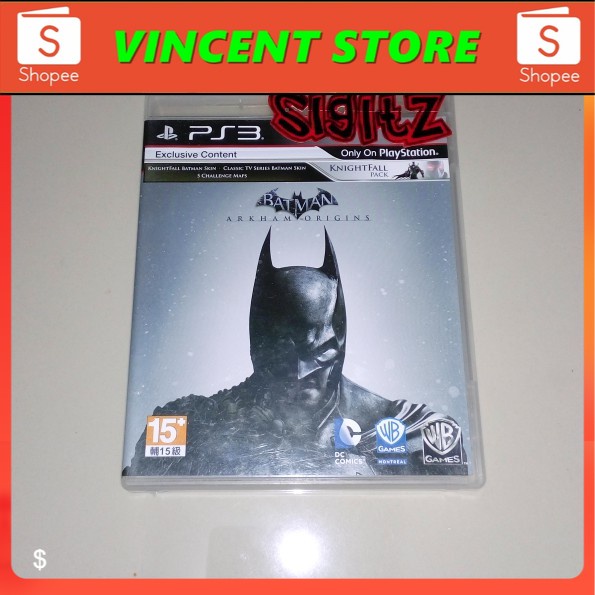 PRODUK ORIGINAL kaset bd PS3 BATMAN ARKHAM ORIGINS