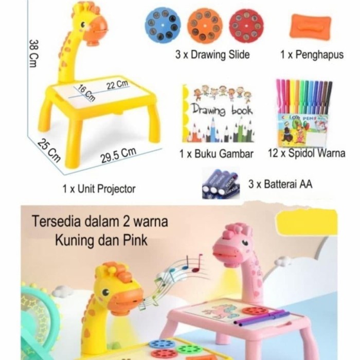 FIT projector Drawing table toys ORIGINAL READY STOCK