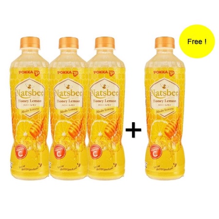 

[[TERMURAH]] Pokka Natsbee Honey Lemon x 3 pcs Free 1 pcs